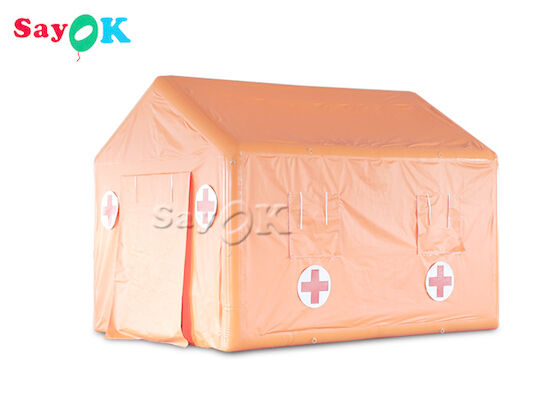 Tenda medica gonfiabile di emergenza della tela cerata del PVC della tenda dell'ospedale da campo impermeabile