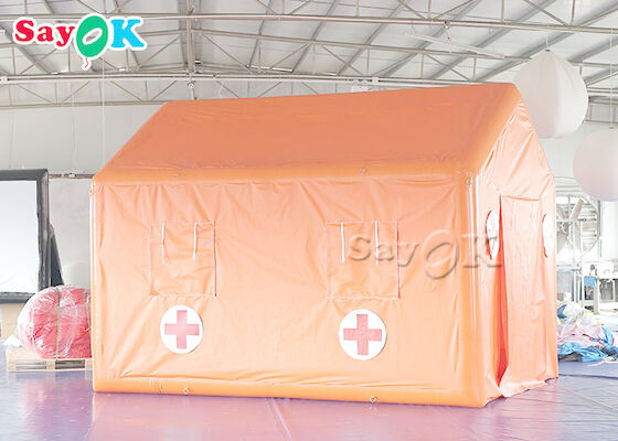 Tenda medica gonfiabile di emergenza della tela cerata del PVC della tenda dell'ospedale da campo impermeabile