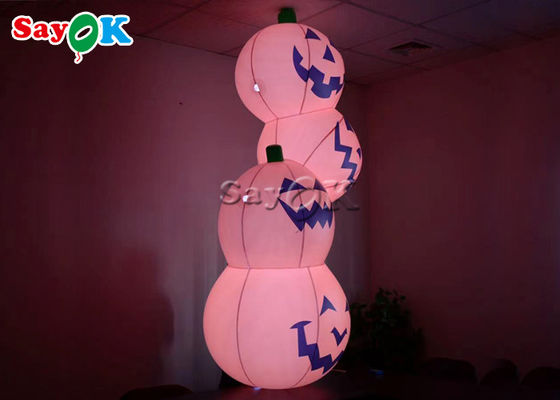 Decorazione all'aperto dell'iarda di Halloween della luce gonfiabile saltata della zucca dell'aria