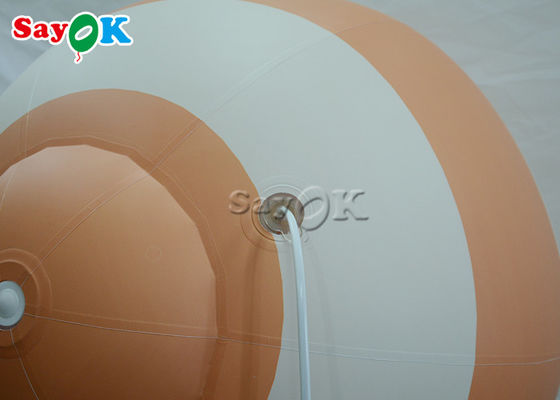 decorazione d'attaccatura di natale del pallone gonfiabile ermetico arancio di Natale del PVC di 7ft