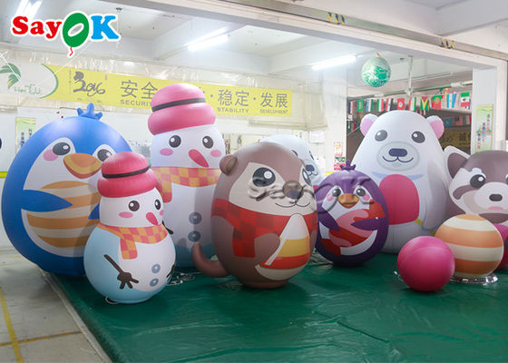 la decorazione gonfiabile 3m del puntello delle decorazioni di festa di 1m ha sigillato il modello animale Balloon della mascotte del fumetto