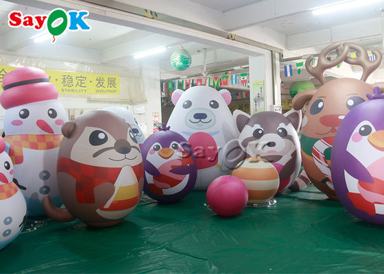 la decorazione gonfiabile 3m del puntello delle decorazioni di festa di 1m ha sigillato il modello animale Balloon della mascotte del fumetto