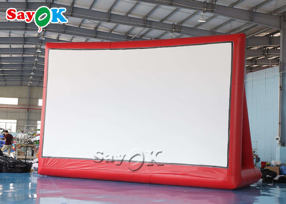 Lo schermo gonfiabile del teatro ha personalizzato il parcheggio all'aperto dell'automobile di film del PVC di 7.25m 24ft del cinema gonfiabile dello schermo