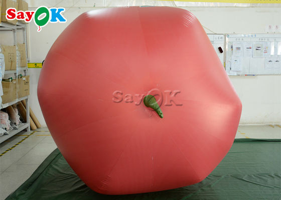modello gonfiabile For Rental Business del pallone di Apple della frutta rossa gigante di 2m