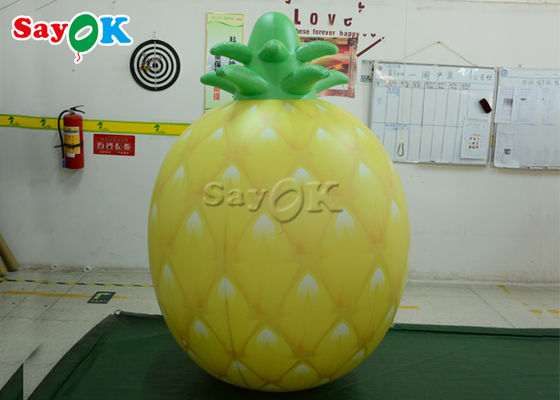 Palloni gonfiabili d'attaccatura gialli della frutta dell'ananas di 1.5mH 5ft