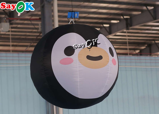 Pallone d'accensione gonfiabile 5ft su misura del pinguino della decorazione di 1.5m
