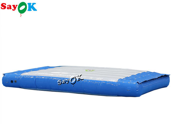 Blow Up Water Toys 2m Blu e Bianco Pad gonfiabile per bambini Parco acquatico di divertimento
