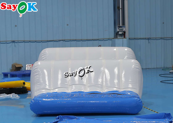 6x2x1.1mH Bianco impermeabile gonfiabile galleggiante via ondata gonfiabile parchi acquatici