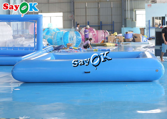 Piscine gonfiabili giocattoli azzurro piccolo commerciale bambini piscina gonfiabile con pompa 4x4x0.6mH