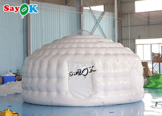 Tenda Igloo gonfiabile Cupola 4,6m 15ft impermeabile Cupola di festa all'aperto Tenda Yurt gonfiabile