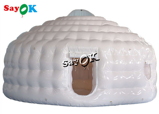 Tenda Igloo gonfiabile Cupola 4,6m 15ft impermeabile Cupola di festa all'aperto Tenda Yurt gonfiabile