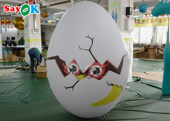 Le uova gonfiabili Colourful dell'uccello dei prodotti gonfiabili su ordinazione della decorazione di Pasqua modellano il pallone