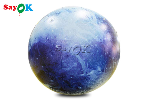 Su misura 40 pollici della decorazione del Plutone di pallone d'accensione gonfiabile del pianeta