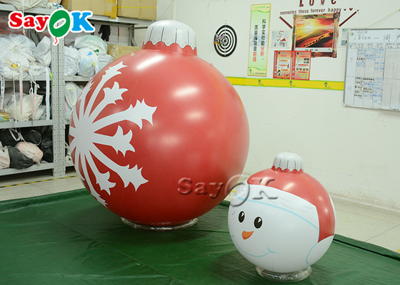 Pallone gonfiabile d'attaccatura del fiocco di neve della decorazione del partito di festa
