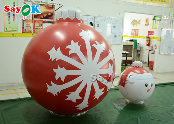 Pallone gonfiabile d'attaccatura del fiocco di neve della decorazione del partito di festa