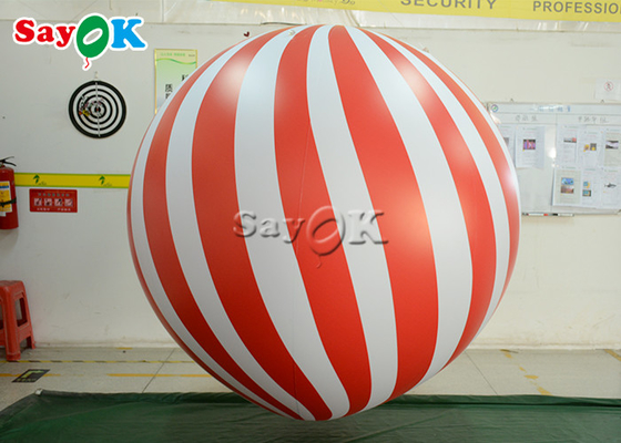 palle gonfiabili rosse 5ft di Natale di 1.5m per la decorazione del partito di evento
