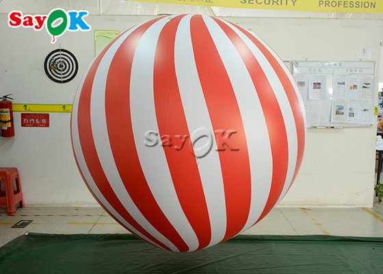 palle gonfiabili rosse 5ft di Natale di 1.5m per la decorazione del partito di evento