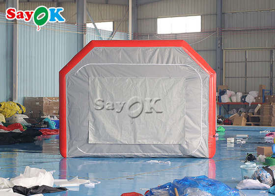 Pittura gonfiabile dell'automobile della cabina di spruzzo di esplosione di Grey Airtight Inflatable Air Tent della tenda del lavoro