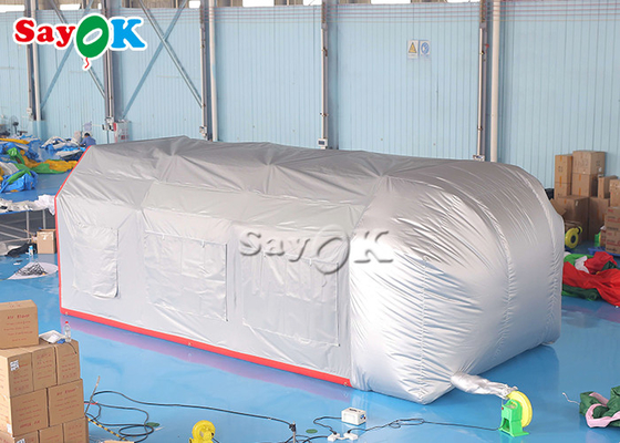Pittura gonfiabile dell'automobile della cabina di spruzzo di esplosione di Grey Airtight Inflatable Air Tent della tenda del lavoro