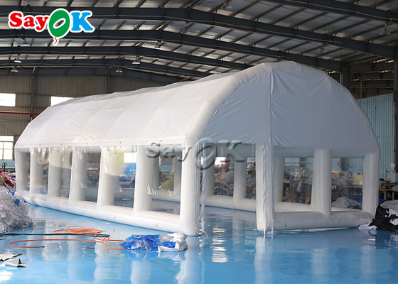 Cupola ermetica trasparente della grande della tenda 0.55Mm del PVC tenda gonfiabile gonfiabile dell'aria per la copertura della piscina