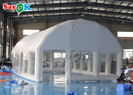 Cupola ermetica trasparente della grande della tenda 0.55Mm del PVC tenda gonfiabile gonfiabile dell'aria per la copertura della piscina