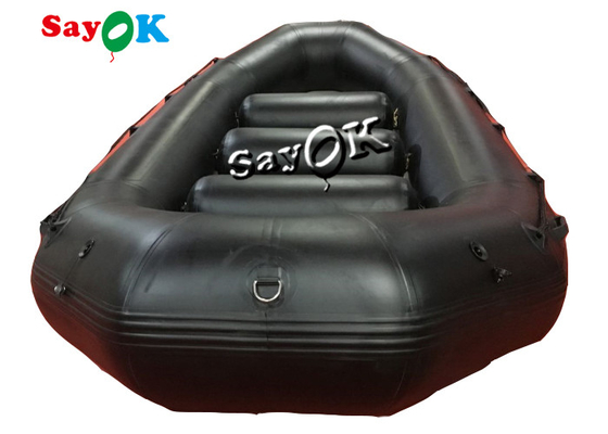 Barca trasportante di gomma sport acquatico nero gonfiabile dei crogioli 4.85m di PVC dello SGS del piccolo