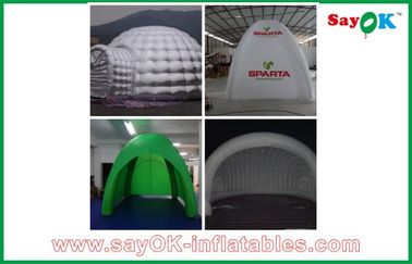 All'aperto tenda gonfiabile Tenda gonfiabile da campo da esterno di tessuto Oxford o PVC Bianco Tende gonfiabili da campeggio Marquee in vendita