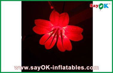 La bella decorazione gonfiabile su misura di illuminazione ha condotto il fiore gonfiabile da vendere