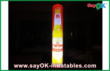 Colonna gonfiabile di pubblicità LED, decorazione gonfiabile della colonna di illuminazione con stampa di logo