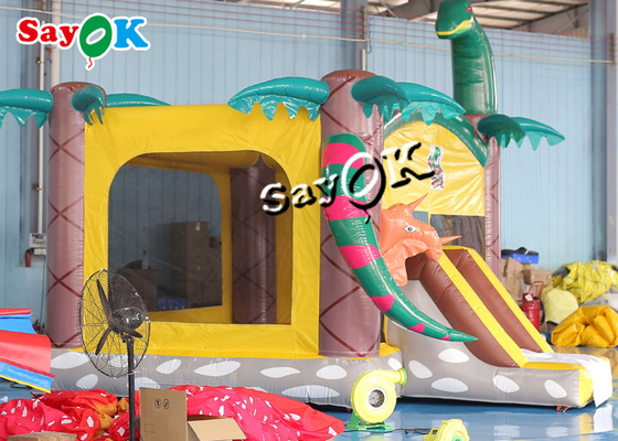 Castello 5x5x4mH combinato di Safari Animal Theme Inflatable Bounce