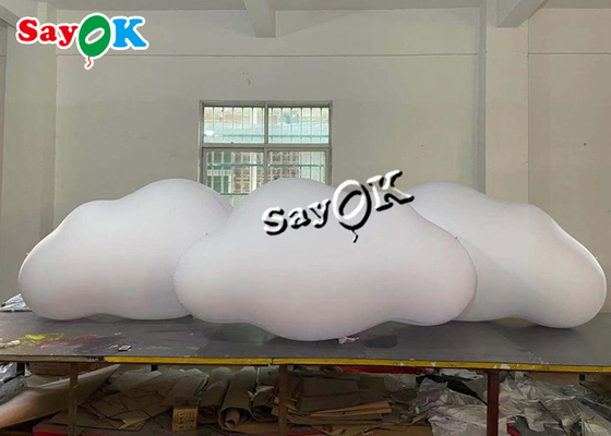soffitto gonfiabile su ordinazione 10ft dei prodotti di 3m che appende il pallone della nuvola del PVC con le luci del LED