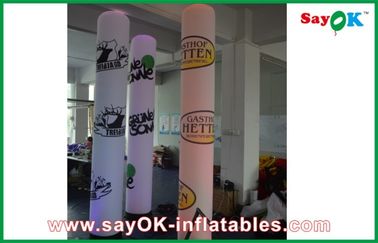 decorazione gonfiabile di illuminazione LED del partito di 2m della colonna gonfiabile della colonna di Advertsing