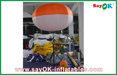 palla principale gonfiabile del treppiede del panno del nylon di 2m, annunciante la decorazione gonfiabile di illuminazione del LED