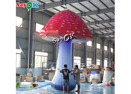 fungo gonfiabile colorato di stampa pieno 16.5ft di 5m con l'aeratore