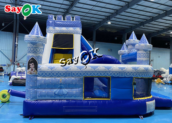 principessa blu 16.5ft Bouncing Castle Commercial Hhouse di salto gonfiabile di 5m