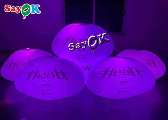 pubblicità di 60cm che appende nuvola d'accensione principale ermetica gonfiabile con Logo Printing