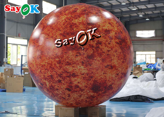 Sun bruciante di illuminazione della fase di concerto esplosione gonfiabile della decorazione di grande per la notte del partito