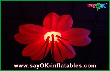 Bene durevole gonfiabile di forma del fiore della decorazione di illuminazione del diametro del partito 2m
