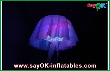 Decorazione d'accensione principale gonfiabile delle meduse del panno di nylon, accendente decorazione