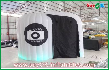 Tenda dipresa gonfiabile della piccola della foto della cabina cabina gonfiabile portatile della foto con illuminazione principale