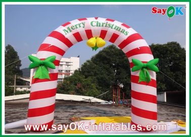 Le decorazioni gonfiabili di festa del PVC, fanno festa l'arco gonfiabile di Natale