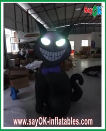 gatto gonfiabile di 4m - di 1m Halloween con gli affitti dei buttafuori di Condurre-Illuminazione