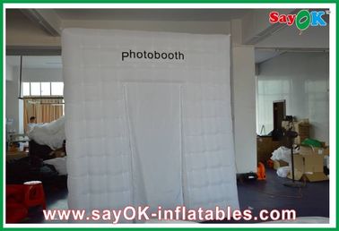 Quadrato gonfiabile Photobooth gonfiabile di pubblicità di recinzione della cabina della foto una porta con il panno di Oxford