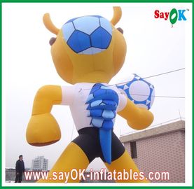 Giochi sportivi personaggi di cartoni animati gonfiabili H3 - 8m PVC Mascotte colorate personaggi di cartoni animati per feste di compleanno
