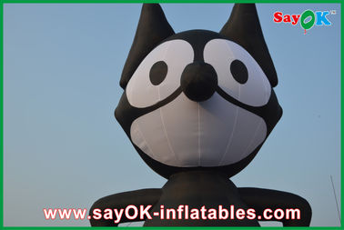 Animali gonfiabili Tissu Oxford PVC Gatto nero gonfiabile Per eventi / parchi di divertimenti