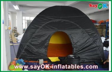 Il nero gonfiabile durevole della tenda di campeggio della tenda dell'aria di Outwell fuori di interno giallo su misura