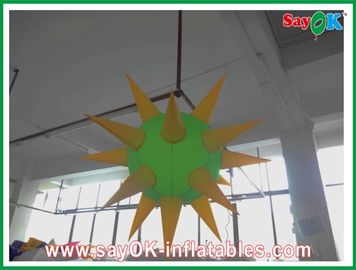 Verde della decorazione gonfiabile di illuminazione dell'aeratore e giallo moderni