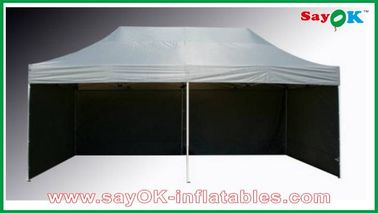 Baldacchino piegante della tenda del gazebo di W3m x di L6m Sun-resistente con 3 muri laterali riveste di ferro le pagine