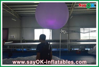 Decorazione gonfiabile di illuminazione di Advertsing, pallone gonfiabile dello zaino del panno di nylon 190T