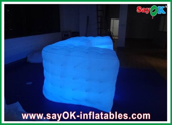 Divano a cubo personalizzato, Decorazione per feste, Divano a LED gonfiabile in vendita